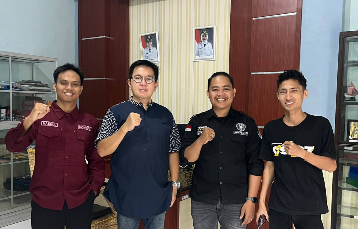 Panitia KKN ITBM Polman Kunjungi Diskominfo SP Polewali Mandar, Bahas Pengelolaan Website Desa